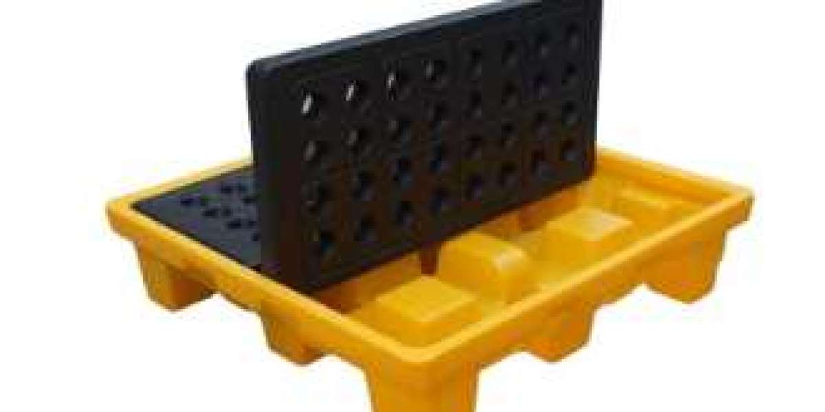 Secure Your Workplace with Our 4 DRUM SPILL PALLET