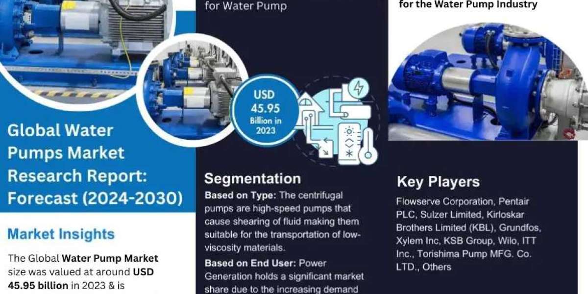 Water Pumps Market Trend, Development & Future Prospects to 2030