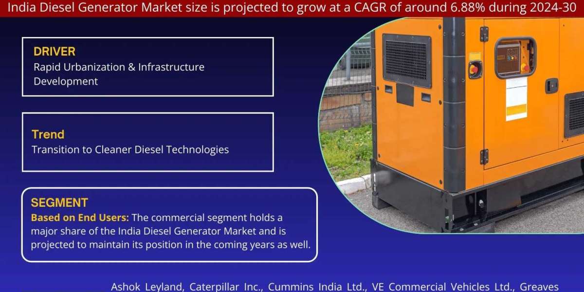 India Diesel Generator Market Size, Demand, Key Players Analysis & Forecast 2024-2030