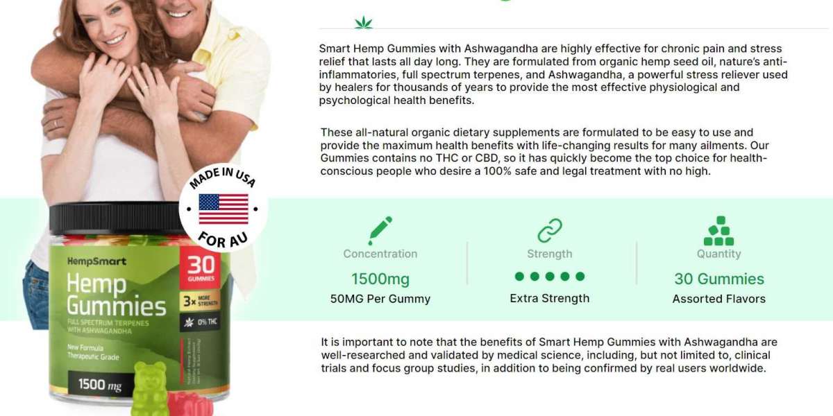 Smart Hemp Gummies Pills AU, NZ, IL & CA Reviews [Updated 2024]: Working, Official Website, Benefits, Price For Sale