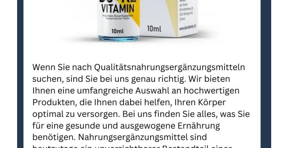 Vitamin D K2 Tropfen by Das Vitamin - Infogram